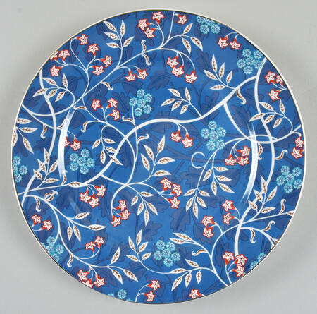 Blue Morris Salad Plate
