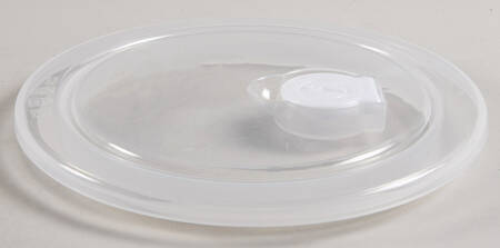 Pink Bow 6" Storage Ceramic Bowl Plastic Lid