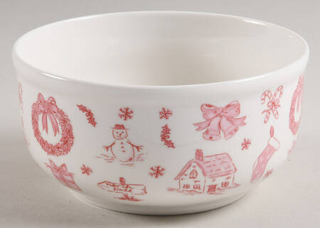 Pink Bow 6" Storage Ceramic Bowl
