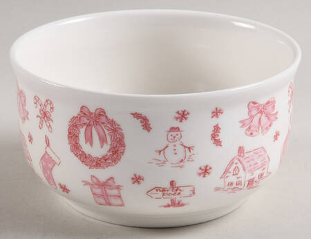 Pink Bow 5" Storage Ceramic Bowl