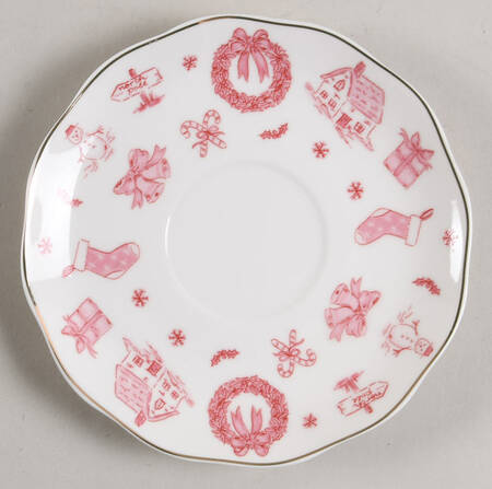 Pink Bow Saucer