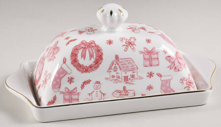Pink Bow 1/4 Lb Covered Butter