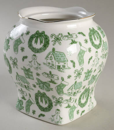 Pink Bow 7" Storage Jar No Lid