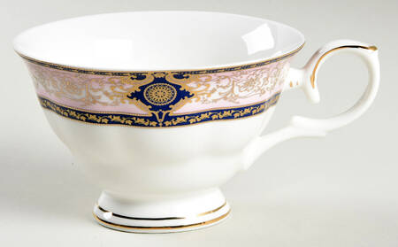 Pink Blue Diamond Footed Cup