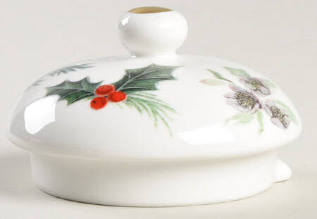 Poinsettia Lid for Teapot