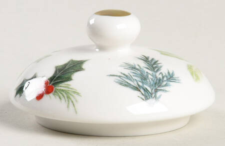 Poinsettia Lid for Sugar Bowl