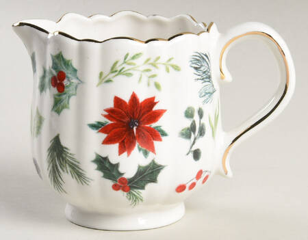 Poinsettia Creamer