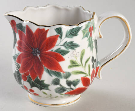 Poinsettia Creamer