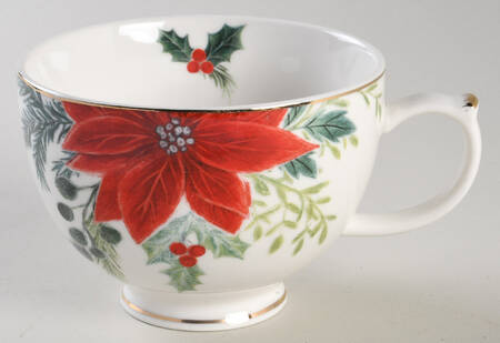 Poinsettia Latte Mug