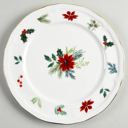 Poinsettia Dinner Plate