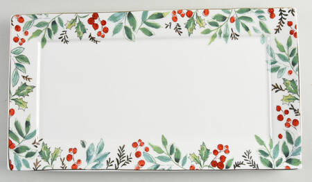 Gold Greeny 13" Rectangular Serving Platter