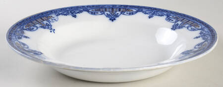 Sultan Gold Accents Large Rim Soup Bowl