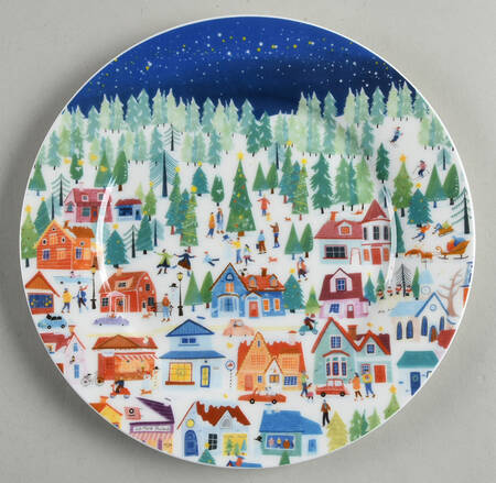 Nordic Village by Gracie Bone China