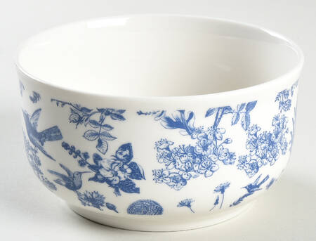 Blue White Bird 5" Storage Ceramic Bowl