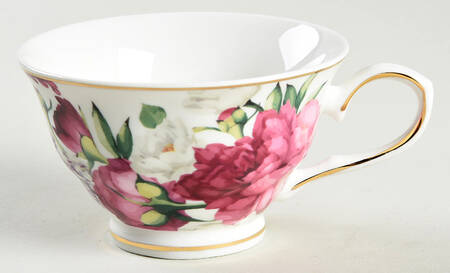 Burgundy Rose Footed Cup