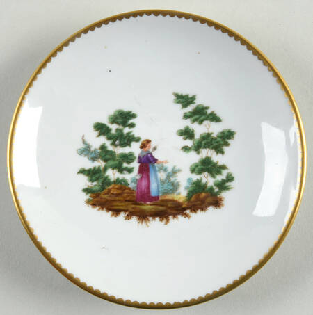 GIN401 Saucer for Flat Demitasse Cup
