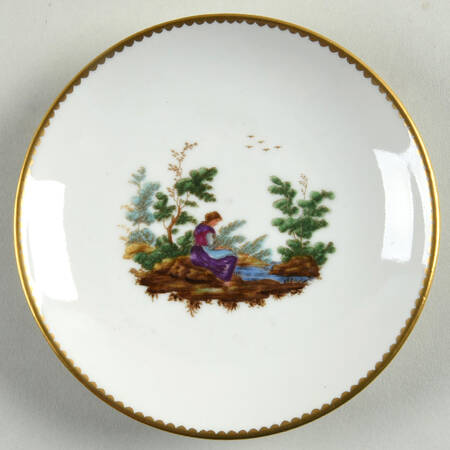 GIN401 Saucer for Flat Demitasse Cup