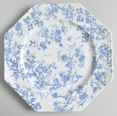 Octagon Blue Rose by Grace's Teaware