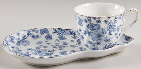 Katie Snack Plate & Cup Set