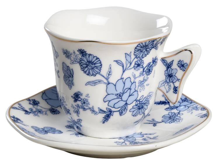 Katie Flat Demitasse Cup & Saucer Set