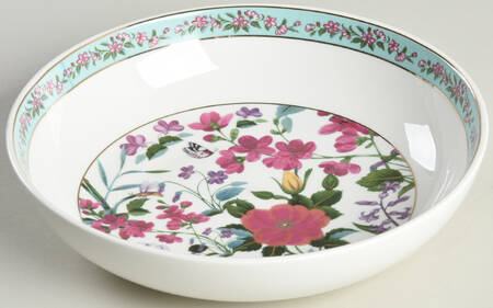 Floral Tiara Individual Dinner Bowl