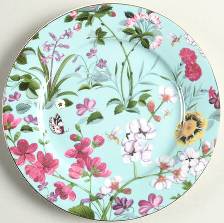 Floral Tiara Salad Plate