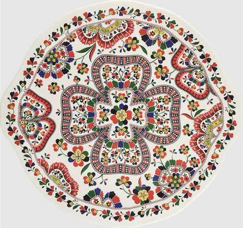 Chance Folle Handled Cake Plate