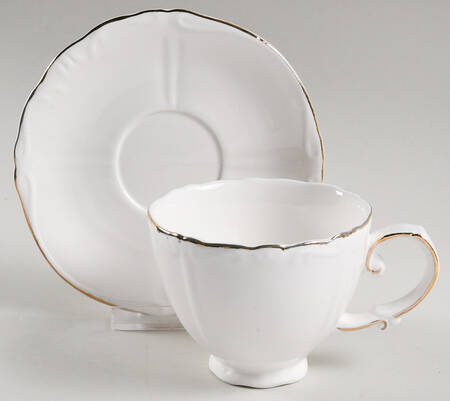 Rococo Footed Cup & Saucer Set