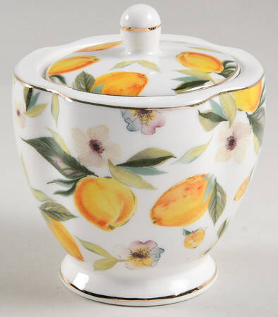 Kristy Lemon Sugar Bowl & Lid