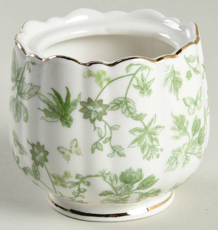 Greeny Garden Sugar Bowl No Lid