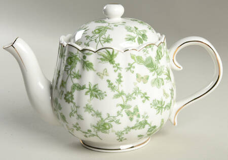 Greeny Garden Teapot & Lid