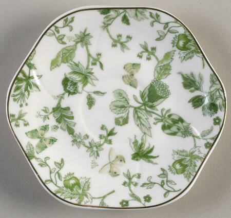 Greeny Garden Saucer for Demitasse Cup