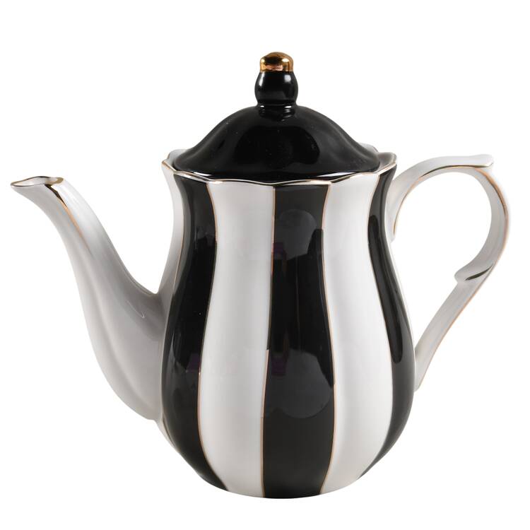Beetle Stripe Teapot & Lid