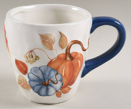 Blue Pumpkin Rooster by Grace's Teaware