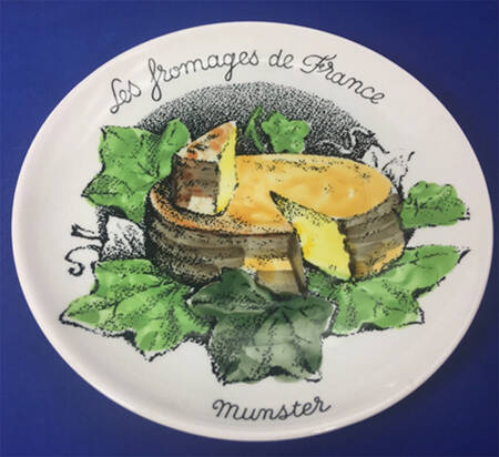 Les Fromages de France Canape Plate
