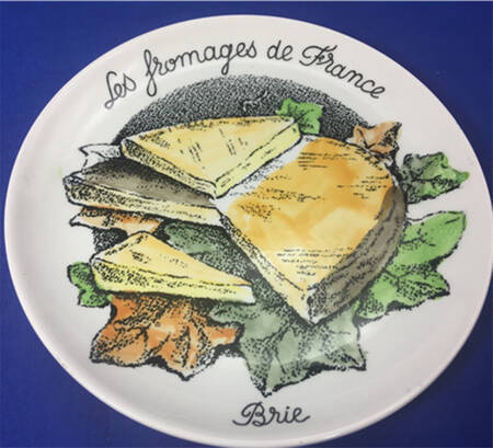 Les Fromages de France Canape Plate