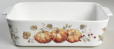 Pumpkin Trio Rectangular Baker No Lid