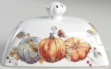 Pumpkin Trio Lid for Rectangular Butter