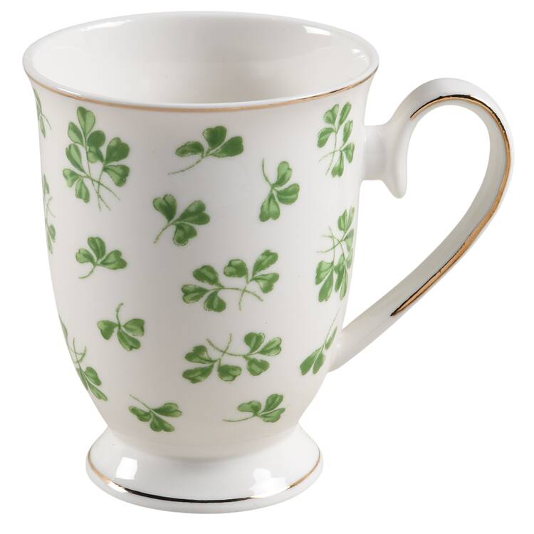 Shamrock Footed Mug