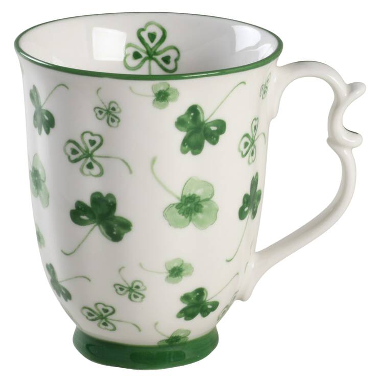Clover Garden Footed Mug