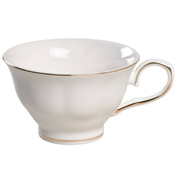 White Gold Vintage Footed Cup