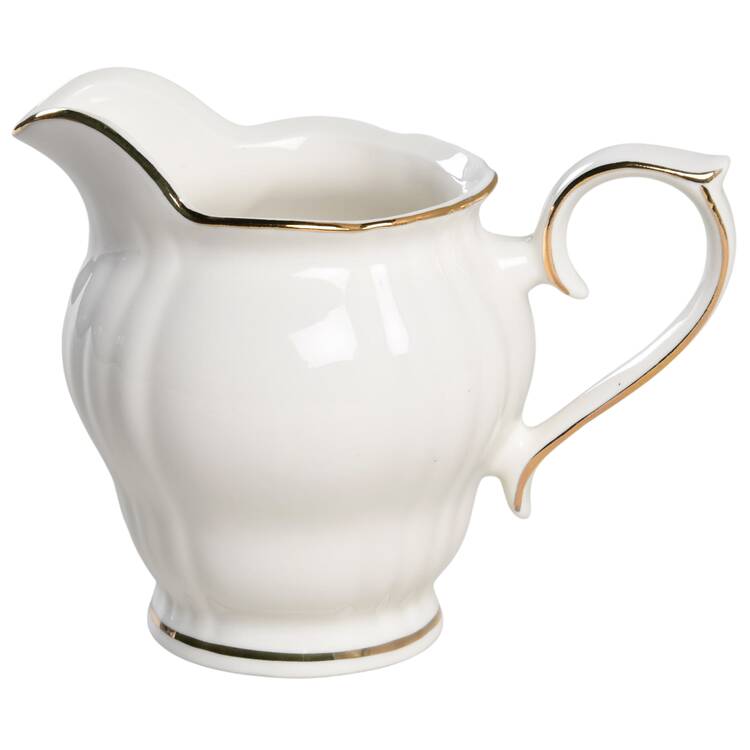 White Gold Vintage Creamer
