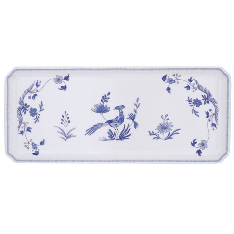 Paradis Bleu 14" Rectangular Tray