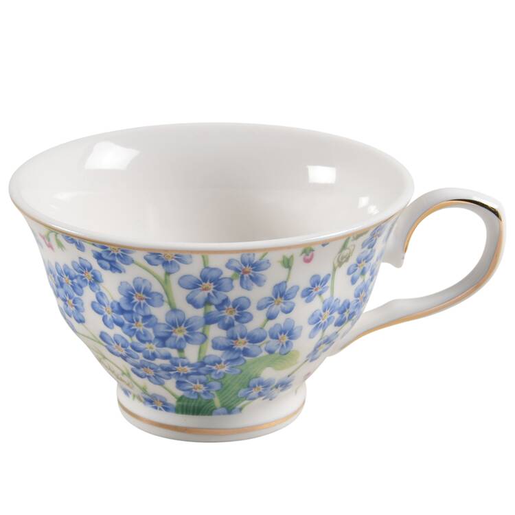 Blue Lily of the Valley Footed Cup