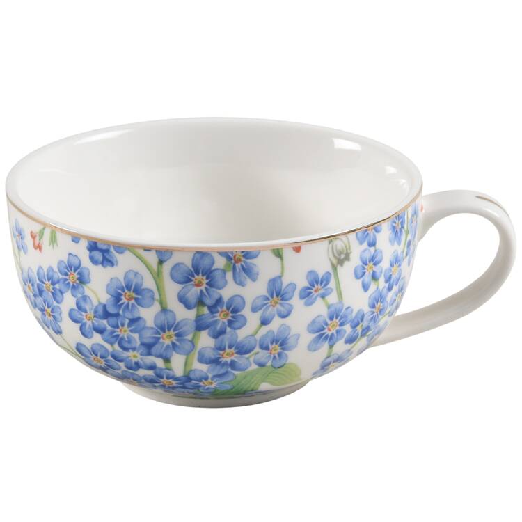 Blue Lily of the Valley Flat Cup