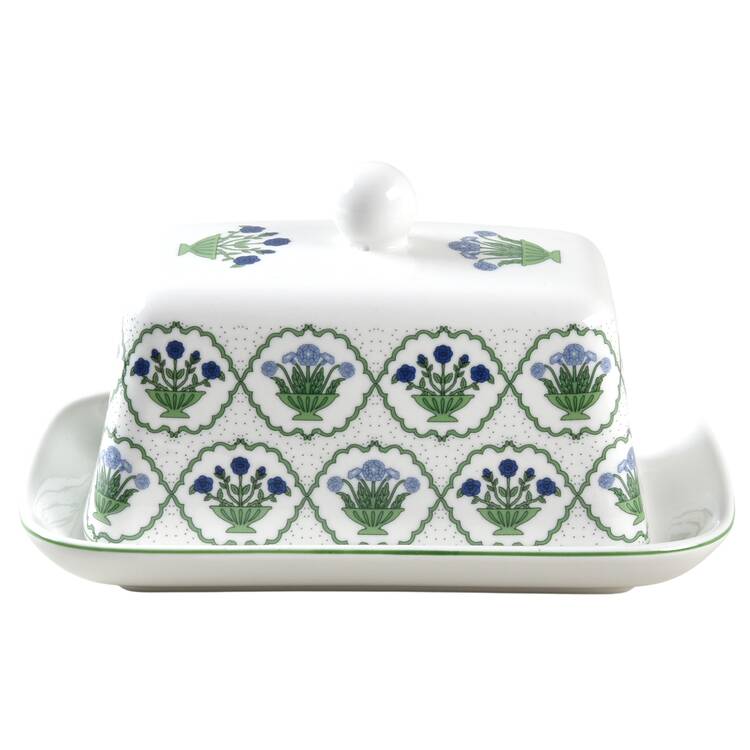 Blue-Green Block 1/4 Lb Covered Butter