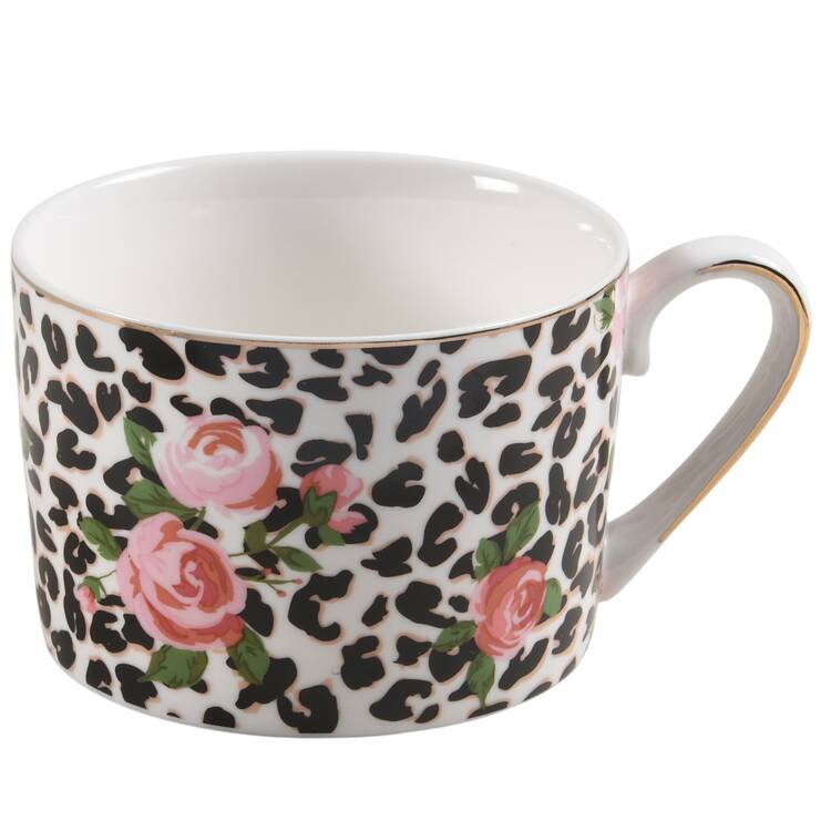 Leopard Rose Snack Cup