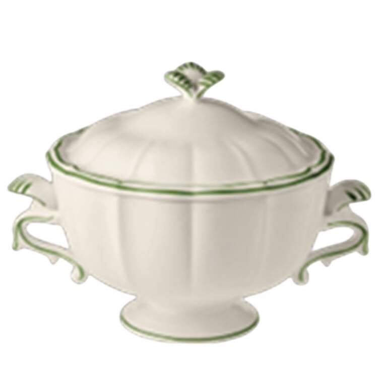 Filet Fougere (Fern Green) Tureen &  Lid