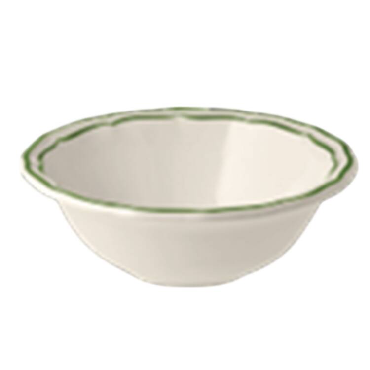 Filet Fougere (Fern Green) Large Soup/Cereal Bowl