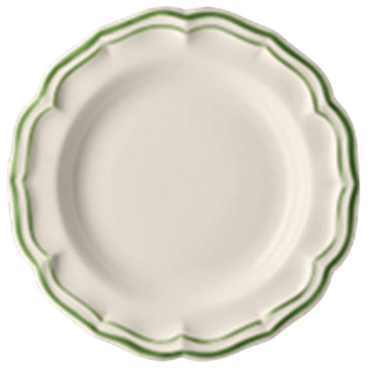Filet Fougere (Fern Green) Deep Round Platter